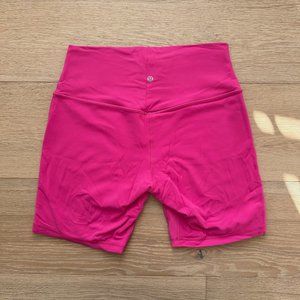 Align High Rise Short 8" in Sonic Pink Size 12